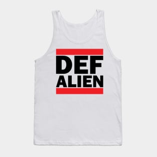 DEF ALIEN DMC (Def Alien RMX Series) black Tank Top